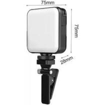 Luz de Preenchimento LED RGB Lucacell AY-83 5,5W USB Tipo C com Suporte para Camera