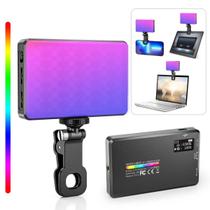 Luz de Preenchimento Led RGB Mobile Celular Selfie com Clipe