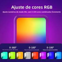 Luz De Preenchimento LED RGB Portátil Ajustável Mini Lâmpada Para Câmera Smartphone GoPro Laptop Luz De Preenchimento LED RGB Portátil Ajustável Mini Lâmpada Para Câmera Smartphone GoPro Laptop