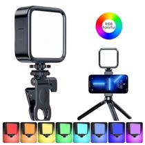 Luz de Preenchimento Profissional RGB Recarregável Portátil