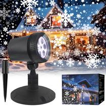 Luz de projetor de floco de neve de Natal LILNIAGY IP65 à prova d'água