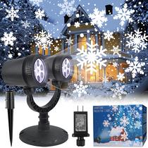 Luz de projetor de flocos de neve de Natal Fagele LED atualizada