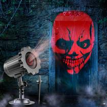 Luz de projetor de Halloween Beforalla 3D Dynamic Skull Outdoor Luz de projetor de Halloween Beforalla 3D Dynamic Skull Outdoor
