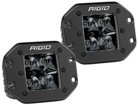 Luz de realce para veículos RIGID D-SRS PRO Spot Cube preta