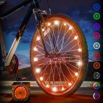 Luz de roda de bicicleta Activ Life Luz de pneu LED laranja