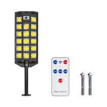 Luz De Rua Solar LED Ajustável Para Exterior, Luminária De Jardim À Prova d'Água Com Bateria De