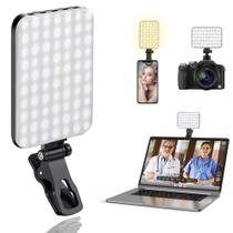 Luz de Selfie ALTSON 60 LEDs Portátil - com Tripé e Adaptador de Clipe Luz de Selfie ALTSON 60 LEDs Portátil - com Tripé e Adaptador de Clipe