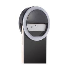 Luz De Selfie Flash Para Celular Portatil Clipe Anel PRETO Luz De Selfie Flash Para Celular Portatil Clipe Anel PRETO