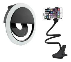 Luz De Selfie Ring Light Anel Led Flash Celular+ Mini Tripé