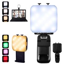 Luz de selfie TGHTGH, 3 modos de luz, 13 RGB, recarregável