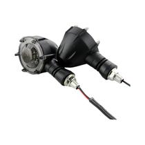Luz De Sinalização LED De Duas Cores Para Motocicleta, Anel Halo Redondo, Mini Indicador DRL Com Luz De Sinalização LED De Duas Cores Para Motocicleta, Anel Halo Redondo, Mini Indicador DRL Com