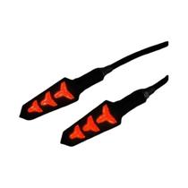 Luz De Sinalização LED Para Motocicleta Em Forma De Espinha De Peixe, Luz De Freio Traseira Com Luz De Sinalização LED Para Motocicleta Em Forma De Espinha De Peixe, Luz De Freio Traseira Com