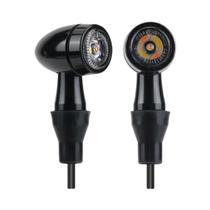 Luz De Sinalização LED Retro Para Motocicleta, Indicador De Luz De Freio Traseira De 8mm Para Harley