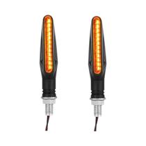 Luz De Sinalização LED Universal 12V Para Moto, Pisca-Pisca Flexível Com Efeito De Água Corrente E Luz De Sinalização LED Universal 12V Para Moto, Pisca-Pisca Flexível Com Efeito De Água Corrente E