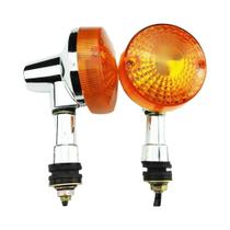 Luz De Sinalização Para Motocicleta 12V 2PCS Para GN125 HJ125-8 GS125 Retro Moto Blinker 250-850