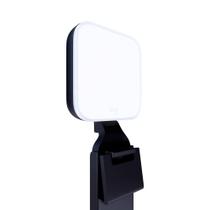 Luz de streaming LED Logitech for Creators Litra Glow Premium com TrueSoft, suporte de monitor ajustável, configurações de brilho e temperatura de cor, controle de aplicativos de desktop para PC/Mac - Graphite