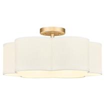 Luz de teto Audickic AD-2007-6SF-GD 46cm 120V 6-Light Latão Luz de teto Audickic AD-2007-6SF-GD 46cm 120V 6-Light Latão