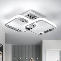 Luz de teto CANEOE Led Square 22W 1760lm 6000K Chrome 29x19x10cm