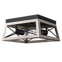 Luz de teto DEWENWILS Farmhouse Flush Mount 2-Lights
