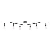 Luz de teto GLOBE Electric 64000125 64 6-Light Track Luz de teto GLOBE Electric 64000125 64 6-Light Track