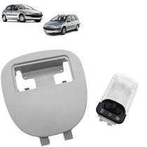 Luz de Teto Iluminação Interna Lanterna Teto Plafonier Peugeot 206 207 1999 2000 2001 2002 2003 2004 2005 2006 2007 2008