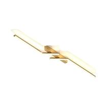 Luz De Teto LED Dourada Design Moderno Simples Para Quarto Sala De Estar Corredor Entrada 60-120cm