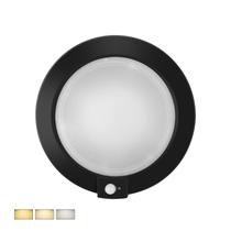 Luz de teto LED ECOELER 16W 15cm Sensor de movimento 3CCT preta