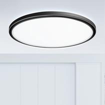 Luz de teto LED Hepside 20" 45W regulável em 3 cores