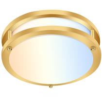 Luz de teto LED Hykolity 13" Gold Dimmable 2700-5000K
