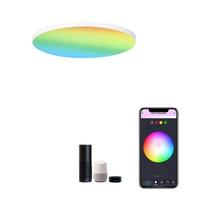 Luz De Teto LED Inteligente 24W Zigbee 3.0 RGBCW Regulável Com Controle Por Voz Compatível Com Alexa Luz De Teto LED Inteligente 24W Zigbee 3.0 RGBCW Regulável Com Controle Por Voz Compatível Com Alexa