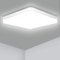 Luz De Teto Led Quadrada 48w 36w 24w 18w Quarto Branco Quente E Fresco Neutro Iralan