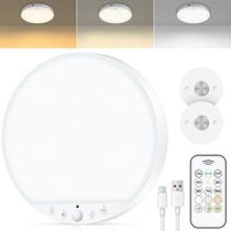 Luz de teto ShunFSC 6W recarregável com sensor de movimento remoto
