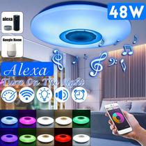 Luz de teto Smart WiFi Bluetooth RGB 48W 108 LED - Generic