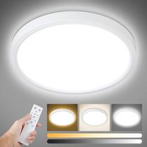 Luz de teto Unicozin 22cm 18W 85-265V regulável remotamente Luz de teto Unicozin 22cm 18W 85-265V regulável remotamente
