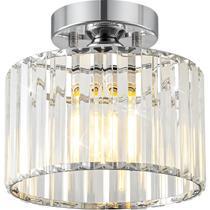 Luz de teto VIOLOEMI Crystal Chrome 22cm Modern