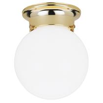 Luz de teto Westinghouse 6667700 Vidro branco 18x16cm