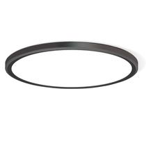 Luz de teto WKONCLDY 12" 3200lm 5000K 28W preta 110V