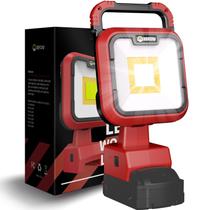 Luz de trabalho EEFOW para bateria Milwaukee M18 68W 6800LM 18V