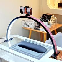 Luz de trabalho FFKJDM Half Moon Lâmpada LED Nail Tech de 29 polegadas 48W