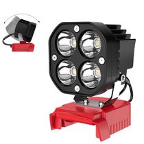 Luz de trabalho LED Azocek 40W 6000LM com bateria Milwaukee 18V