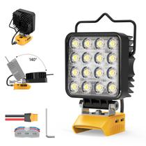 Luz de trabalho LED Azocek 48W 4800LM Bateria sem fio de 20V
