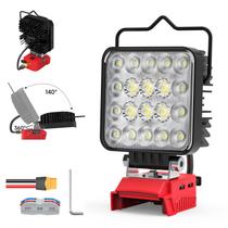 Luz de trabalho LED Azocek 60W 6000LM com bateria Mil-wau-kee 18V Luz de trabalho LED Azocek 60W 6000LM com bateria Mil-wau-kee 18V