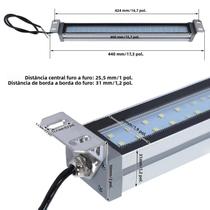 Luz De Trabalho LED Branca IP67 À Prova d'Água E Explosão 24V 12W Lâmpada Tubular Para Máquinas