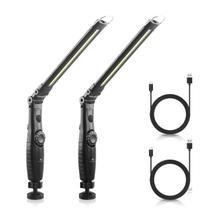 Luz de trabalho LED Dr. Prepare, 700 lúmens, recarregável, pacote com 2