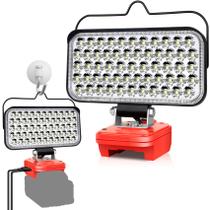 Luz de trabalho LED Fiihio compatível com Milwaukee 18V M18 Luz de trabalho LED Fiihio compatível com Milwaukee 18V M18