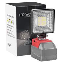 Luz de trabalho LED LIVOWALNY para bateria de 18V de Milwaukee 38W 3800LM