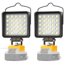 Luz de trabalho LED sem fio 96W 10000LM para Dewalt 20V com porta USB