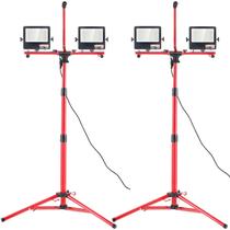 Luz de trabalho LED VEVOR 10000 lúmens com tripé ajustável Luz de trabalho LED VEVOR 10000 lúmens com tripé ajustável