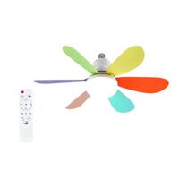 Luz De Ventilador De Teto LED E27 Regulável 30W Com Controle Remoto Para Sala De Estar, Estudo E Uso Luz De Ventilador De Teto LED E27 Regulável 30W Com Controle Remoto Para Sala De Estar, Estudo E Uso