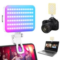 Luz de vídeo ALTSON 108 RGB 2200mAh com efeitos de cor 3CCT 360